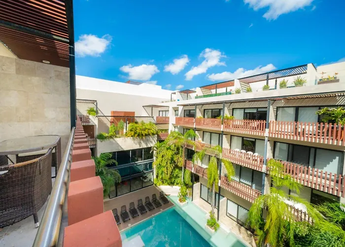 Apartment Palmares - 1 Bedroom Penthouse With Private Jacuzzi Playa del Carmen